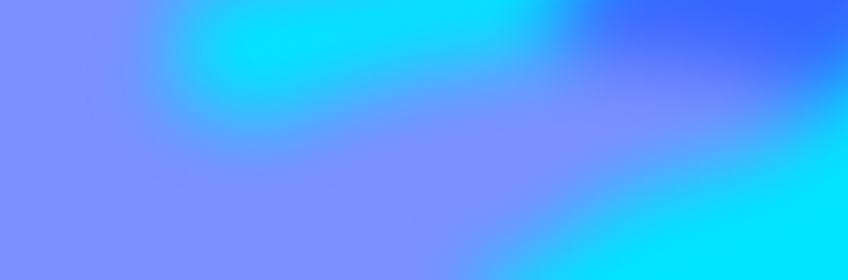 Abstract blue and cyan gradient cover for an article about pushing document status over SignalR instead of polling